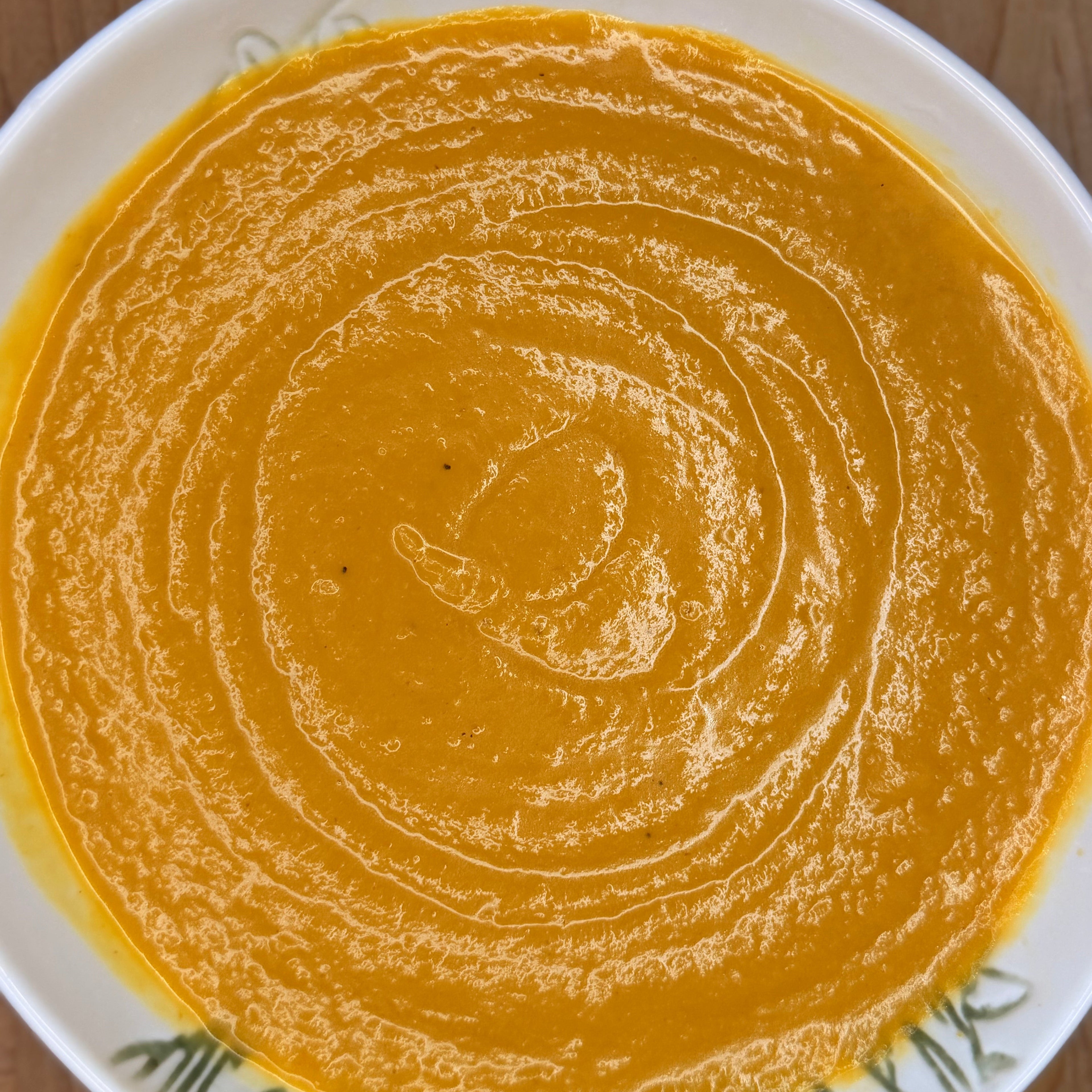 Butternut Squash Soup with Miso Dashi